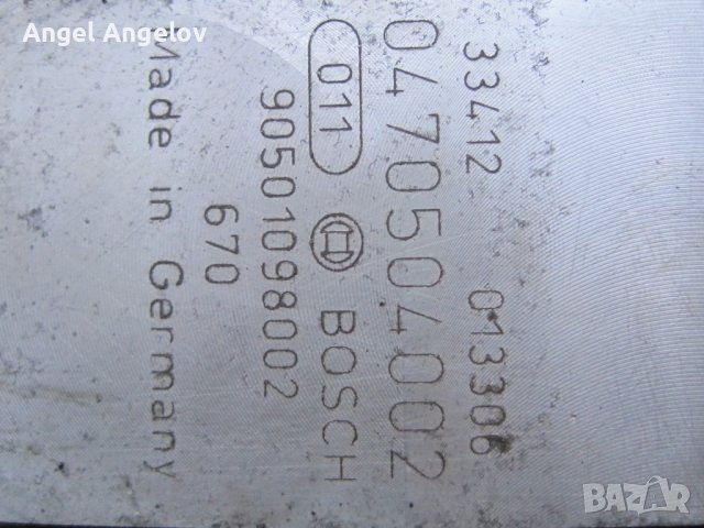 ГНП-горивона помпа 0470504002 Bosch за Opel Vectra B (1995 - 2002) 2.0 DTI 16V, 82 к.с., снимка 3 - Части - 42456369