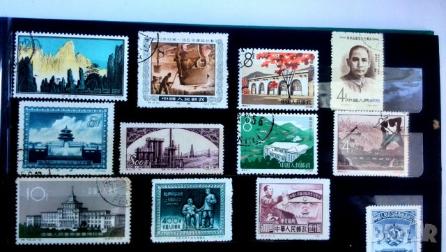 Стари Пощенски марки Китай, снимка 2 - Филателия - 39108963