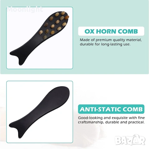 Нова интересна четка за коса и скалп, за разресване, масаж и акупунктура, снимка 11 - Аксесоари за коса - 53122776