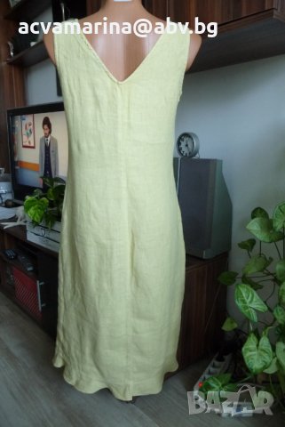 италианска рокля от лен, снимка 2 - Рокли - 41347238