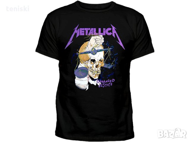  Рок тениска Metallica Модели и размери , снимка 4 - Тениски - 32330997