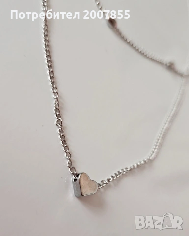 Дамско колие, чокър сребърно покритие , снимка 3 - Колиета, медальони, синджири - 53795614