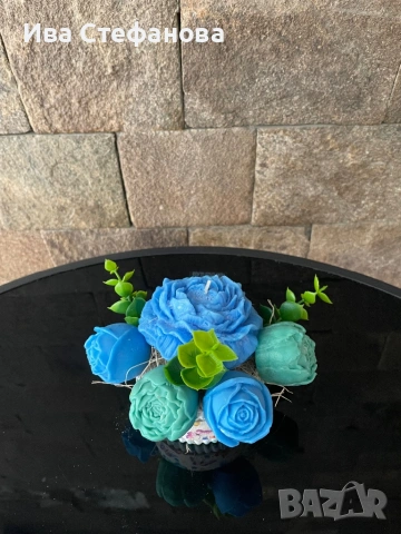 Ароматизирани букети от соев восък , снимка 6 - Декорация за дома - 53154840