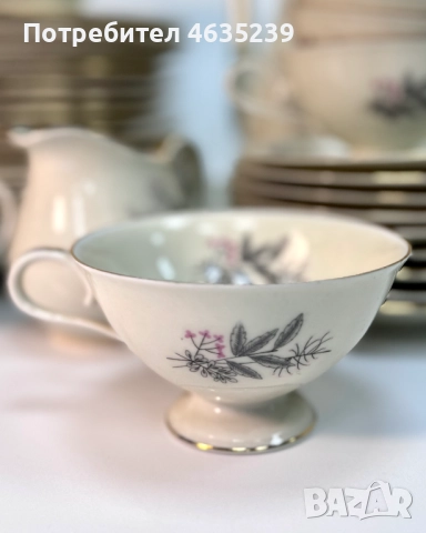фин немски порцелан Edelstein Bavaria, снимка 7 - Сервизи - 52935364