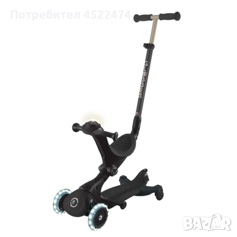 Тротинетка 5 в 1 GLOBBER GO UP DELUXE LIGHTS 360°