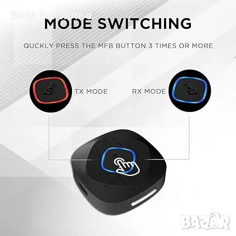 BLACKHORSE Bluetooth 5.3 предавателен приемник, снимка 4 - Други - 49194586