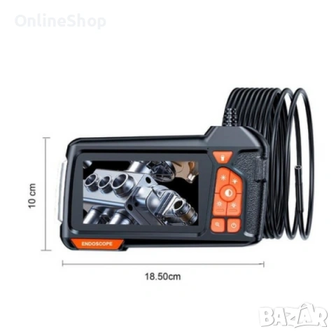 FULL HD ендоскоп + 4,3" дисплей + камера 8 мм + LED светлина, снимка 2 - Аксесоари и консумативи - 53327203