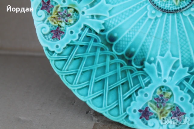 Стара порцеланова фруктиера, снимка 9 - Колекции - 51031393