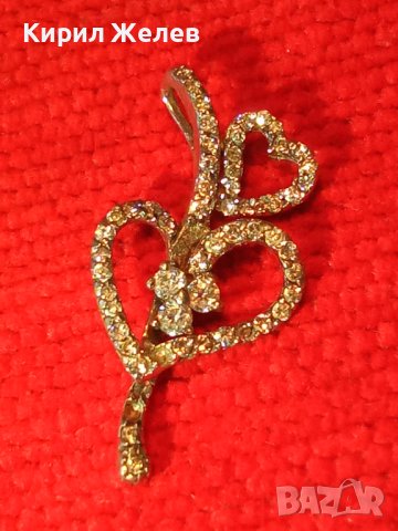 НЕЖЕН СКЪПОЦЕНЕН СРЕБЪРЕН АРТ МЕДАЛЬОН СРЕБРО 925 ИТАЛИЯ с БЯЛА ПОЗЛАТА и ИСКРЯЩИ ЦИРКОНИ 38229, снимка 15 - Колиета, медальони, синджири - 40950052