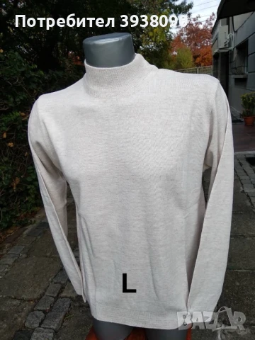 Мъжки пуловери елегантни вълна НОВИ - М, L, XL, снимка 7 - Пуловери - 50980321
