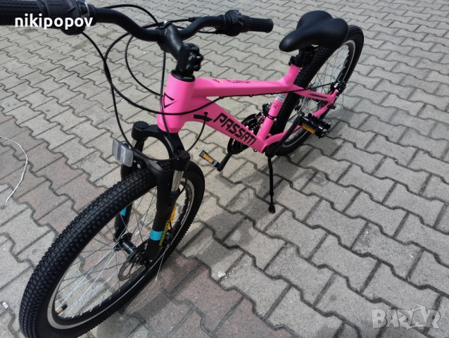 PASSATI Алуминиев велосипед 24" ALUMINIUM розов, снимка 6 - Велосипеди - 53839241
