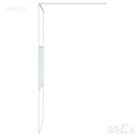 vidaXL Параван за баня, бял, 90x195 см, прозрачно ESG стъкло(SKU:152151), снимка 2 - Други - 48108913