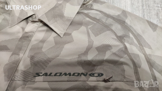 Salomon M size Мъжка фланелка с яка, снимка 6 - Тениски - 52877119