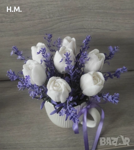 Сапунени аранжировки, снимка 2 - Други стоки за дома - 53077076