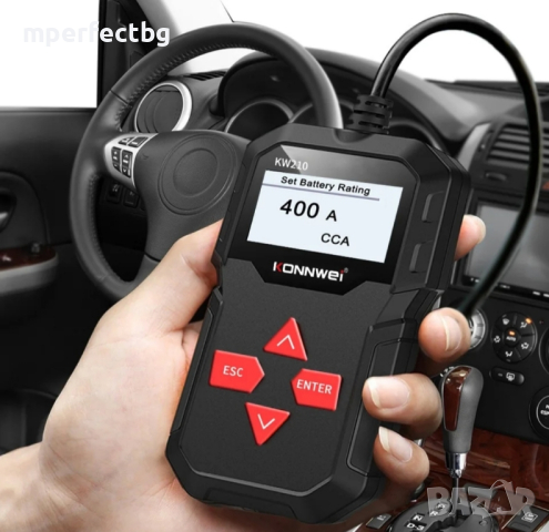 Тестер за акумулатор Konnwei 210 товарна вилка проверка на акумулатор тест акумулатор , снимка 11 - Аксесоари и консумативи - 44640889