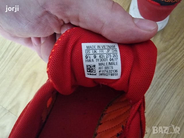 Оригинални червени маратонки Adidas, снимка 3 - Спортни обувки - 42290966