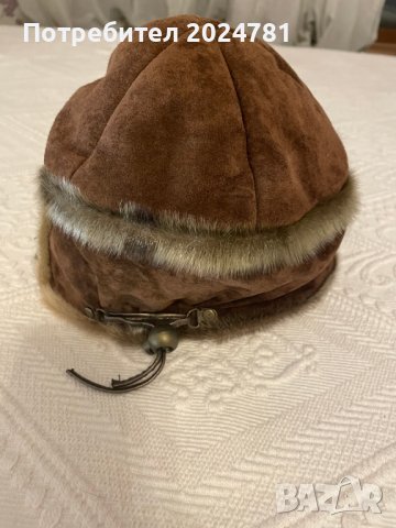 Дамска зимна шапка - естествена кожа, снимка 2 - Шапки - 40120510