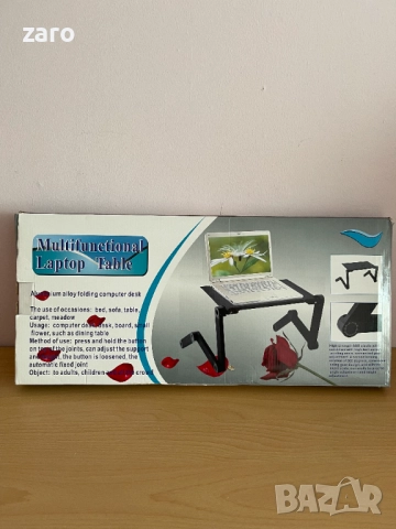 Нова масичка за лаптоп с поставка и охладител, снимка 3 - Лаптоп аксесоари - 52926821