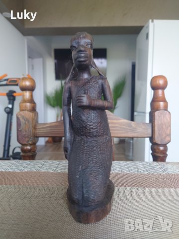 Африканско изкуство.Продавам красиви,старинни, статуетки.Обявената цена е за двете., снимка 10 - Други ценни предмети - 41632377