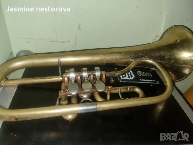 Тромпет/флегорна weltklang , снимка 2 - Духови инструменти - 55894490