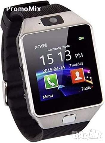 Смарт часовник с карта Ledvin Smart Watch DZ09 камера Sim карта bluetooth , снимка 2 - Смарт часовници - 41918584