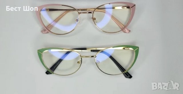 Дамски очила за против синя светлина , очила за компютър , рамки за очила, снимка 3 - Слънчеви и диоптрични очила - 40009400
