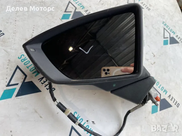 212836443 ляво огледало с ел. Прибиране с 8 пина от Seat Leon ST FR, 1.8 TSI 180 кс., двигател CJSA