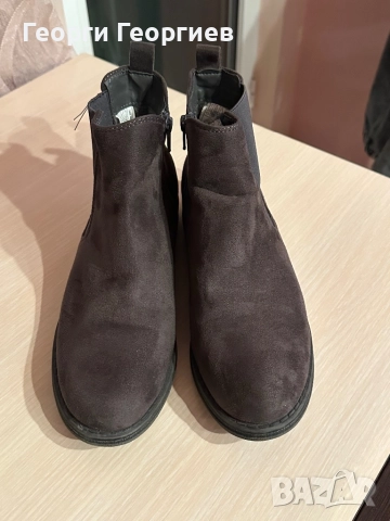 Често нови, велурени боти, снимка 2 - Дамски боти - 51480674