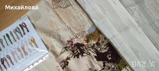 Гоблен за довършване "Момичето на скалата", снимка 3 - Гоблени - 51243897