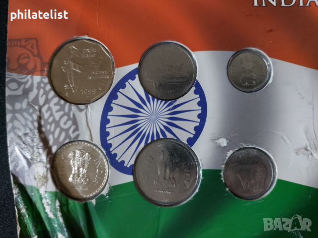 Индия 1996-2001 - Комплектен сет , 6 монети, снимка 2 - Нумизматика и бонистика - 44516760