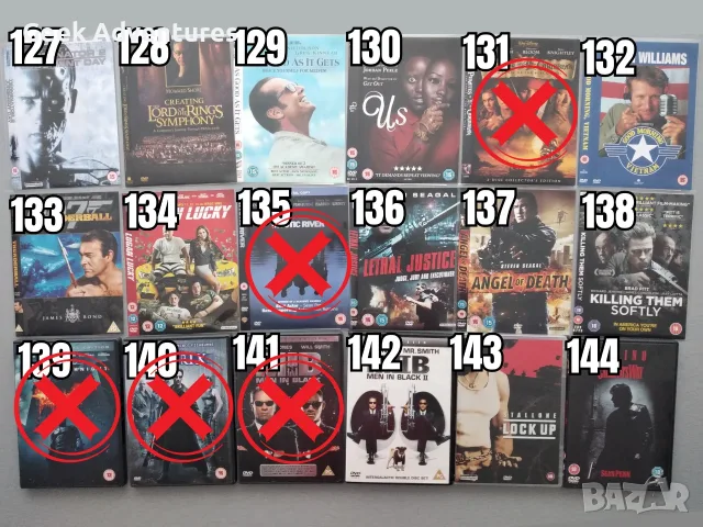 Екшън, Драма, Трилър, Ужаси Филми DVD's - Оригинални Филмови Дискове на Английски Език, снимка 9 - Екшън - 47015417