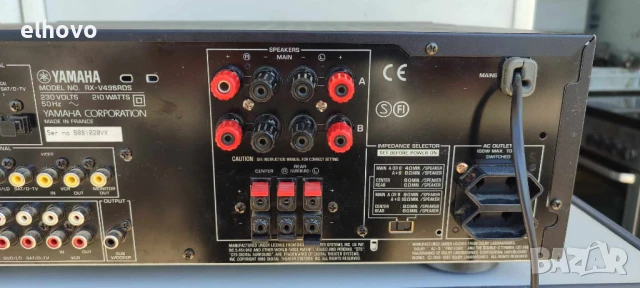 Ресивър Yamaha RX-V496RDS, снимка 6 - Ресийвъри, усилватели, смесителни пултове - 50220266