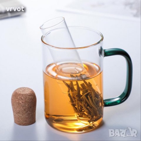 Стъклен инфузор за чай, Стъклен дизайн, Инструменти за чай, снимка 6 - Форми - 35708022