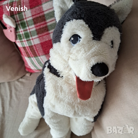 Голямо Хъски куче, снимка 2 - Плюшени играчки - 52836506