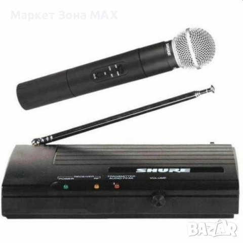Професионален безжичен микрофон с приемник, SH-200 - Гаранция 12 месеца , снимка 3 - Микрофони - 52934176