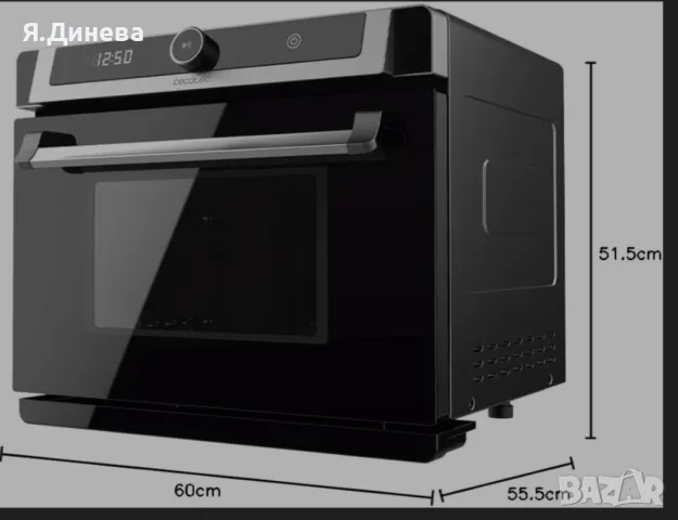 Свободно стояща фурна с пара Cecotec , снимка 3 - Печки, фурни - 56106321