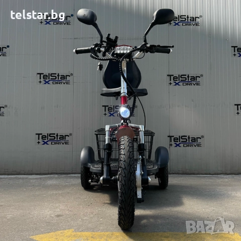 Електрическа триколка с равна платформа и облегалка TS 200.3 48V 750W, високопроизводителни батерии , снимка 5 - Мотоциклети и мототехника - 52407080
