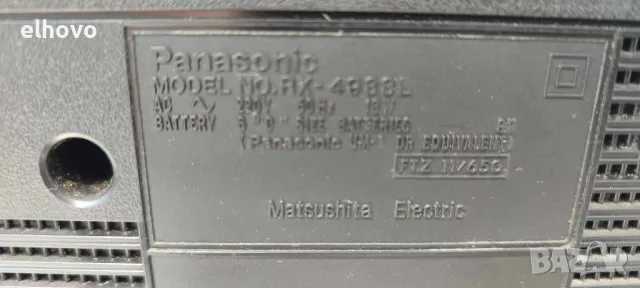 Радиокасетофон Panasonic RX-4933L, снимка 4 - Радиокасетофони, транзистори - 49810397