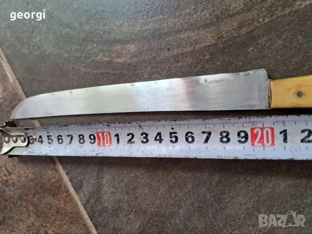 стар нож с чирени от кост, снимка 11 - Ножове - 50862088