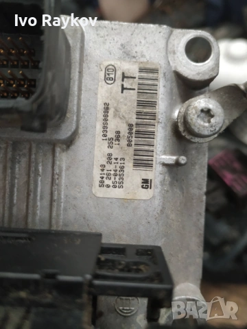 Компютър двигател 55353613 Opel Meriva 1.4-90к.с , ECU 0261208255 , 584148, снимка 5 - Части - 53683385