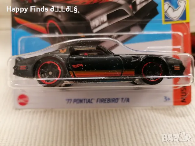 💕🧸 Hot Wheels `77 Pontiac Firebird T/A  Muscle Mania, снимка 1