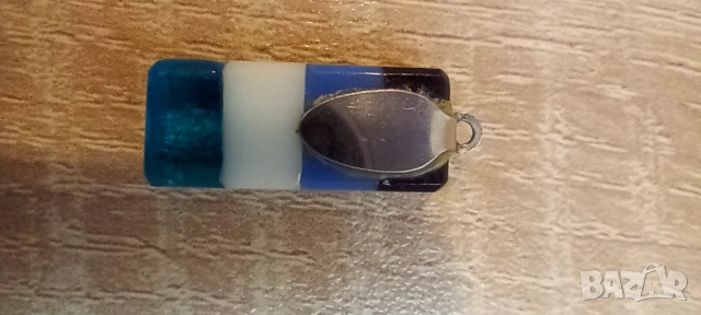 Брошка позлатена, Седеф.Висулка Мурано , снимка 6 - Колиета, медальони, синджири - 52599294