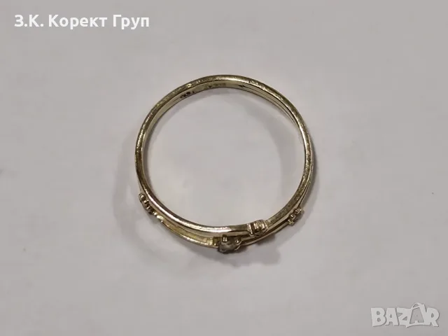 Дамски златен пръстен 14К 585 / 1,34 гр., снимка 4 - Пръстени - 55782629