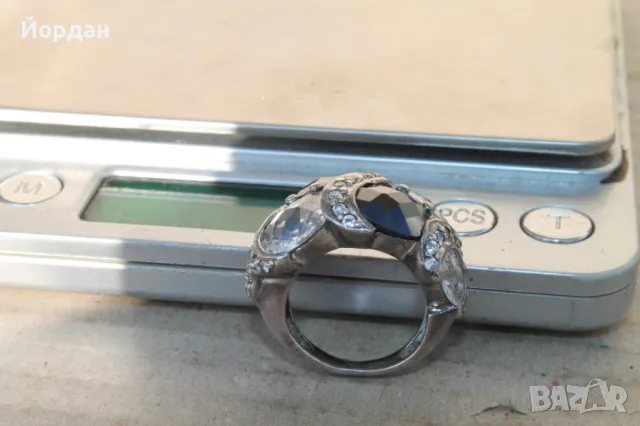 Дамски сребърен пръстен, снимка 7 - Пръстени - 49169399