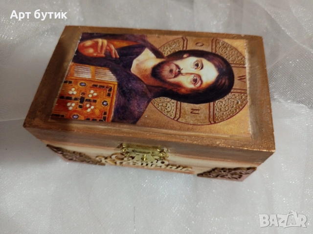 Арт комплект в бароков стил за Св.Кръщение, модел “Исус Христос“ , снимка 13 - Декорация - 52739519