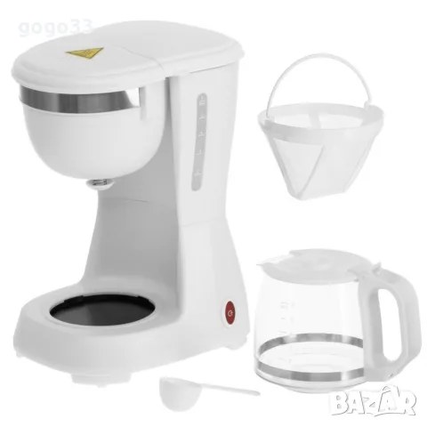 Бяла кафеварка 600w, снимка 6 - Кафемашини - 55931395
