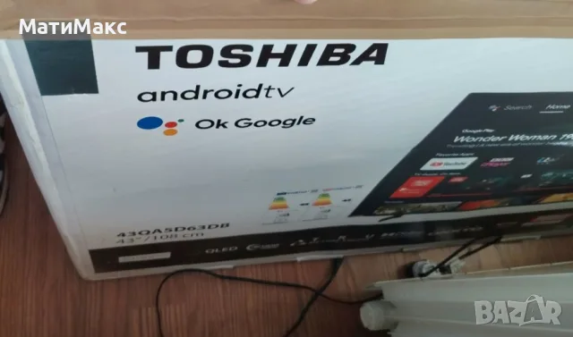 TOSHIBA 43 '' 4K Ultra HD Smart, снимка 3 - Телевизори - 55717602