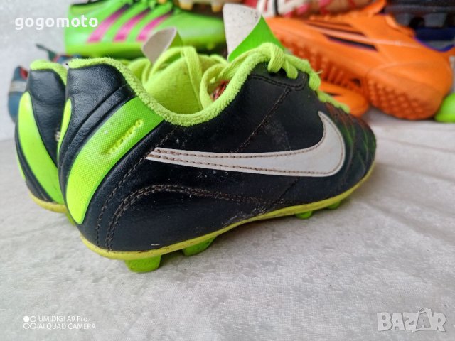 унисекс бутонки, калеври, футболни обувки NIKE® TEMPO  27 - 28 original, маратонки, спортни обувки, снимка 16 - Детски маратонки - 39720726