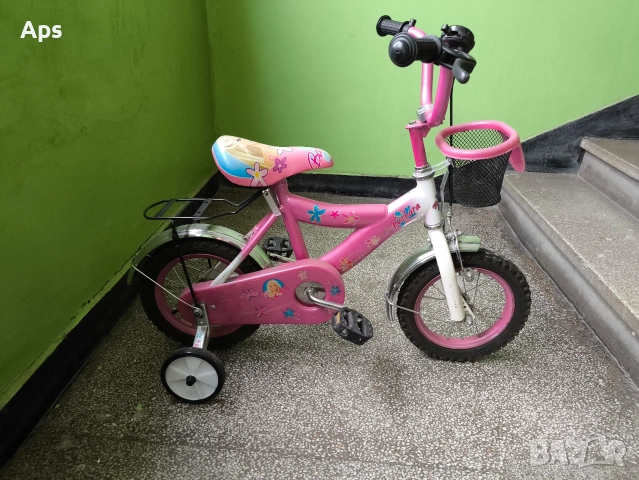Детско колело с помощни колела, снимка 4 - Велосипеди - 53451932