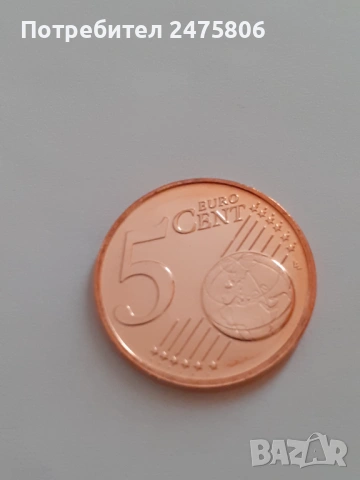 Колекционерска монета - 5 евро цента -Беатрикс Нова., снимка 7 - Нумизматика и бонистика - 53203473